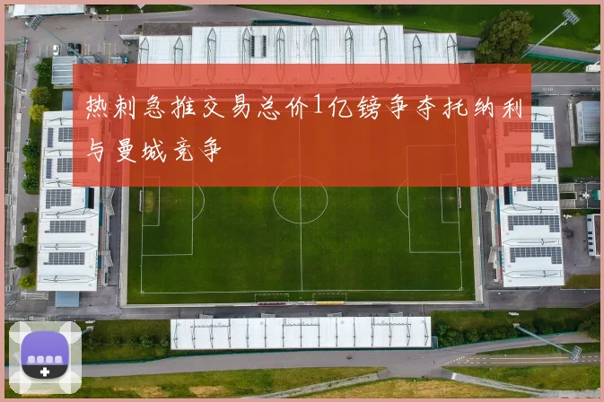 热刺急推交易总价1亿镑争夺托纳利与曼城竞争